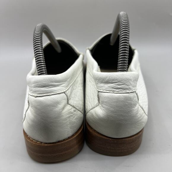 G.H. Bass Weejuns Whitney Penny Loafers Women Size 10 M White Leather Low Shoes - Picture 4 of 8